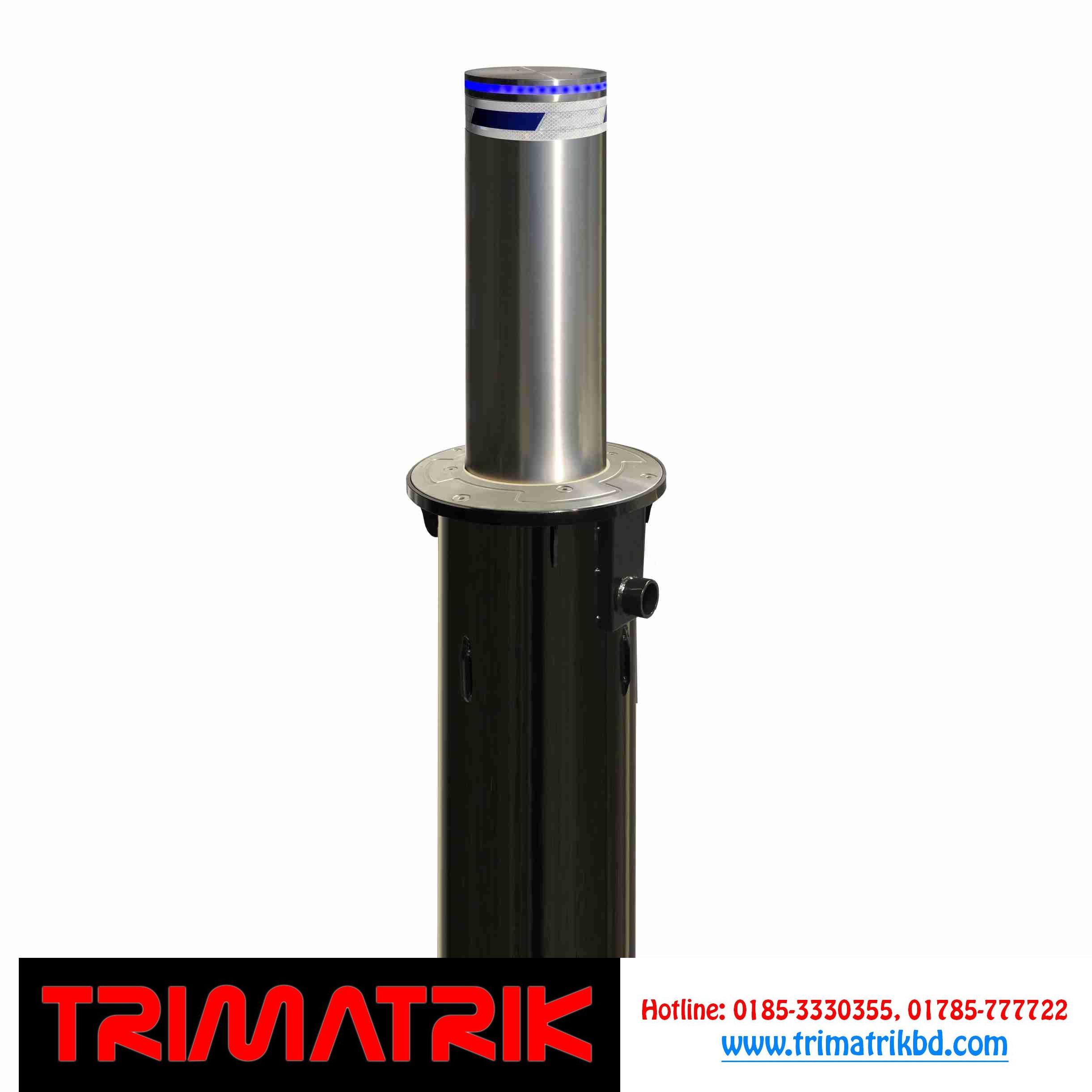 Automatic lifting safety column in Bangladesh.