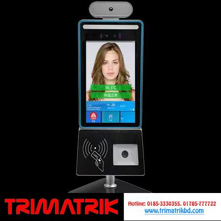 Intelligent temperature measurement and face recognition all-in-one machine in Bangladesh.