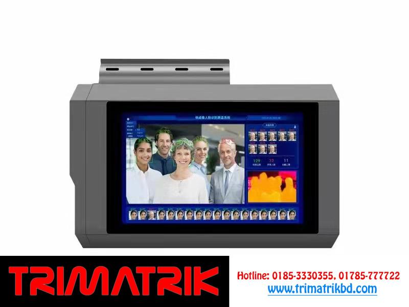 Thermal imaging face temperature measurement recognition