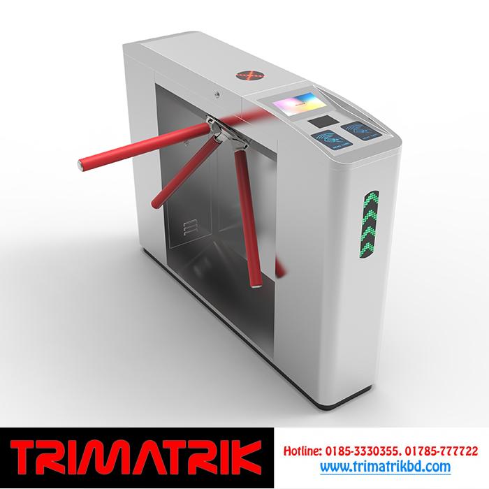 Tongdazhi TDZ-S351 VIP Tripod Turnstile QR Support - Metro Trains Station E-ticket Verification Entrance Access Control Tripod Turnstile Gates in Bangladesh