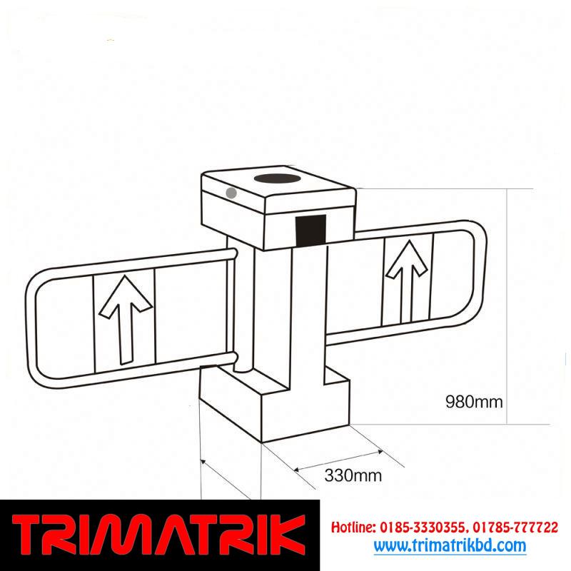 Vertical Type swing gate in Bangladesh.