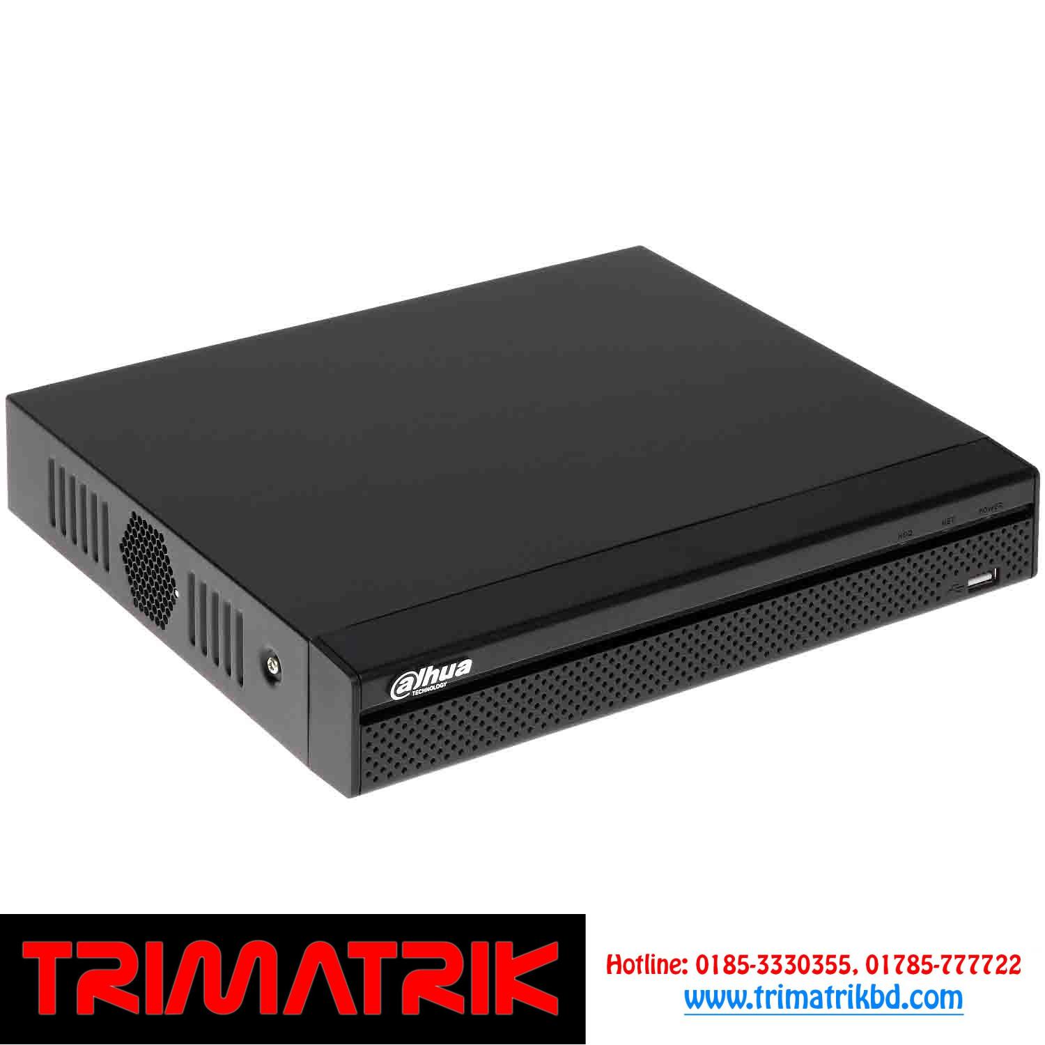 Dahua NVR1108HS-8P-S3/H 08 Channel Compact 1U Lite H.265 NVR 8 Port PoE in Bangladesh