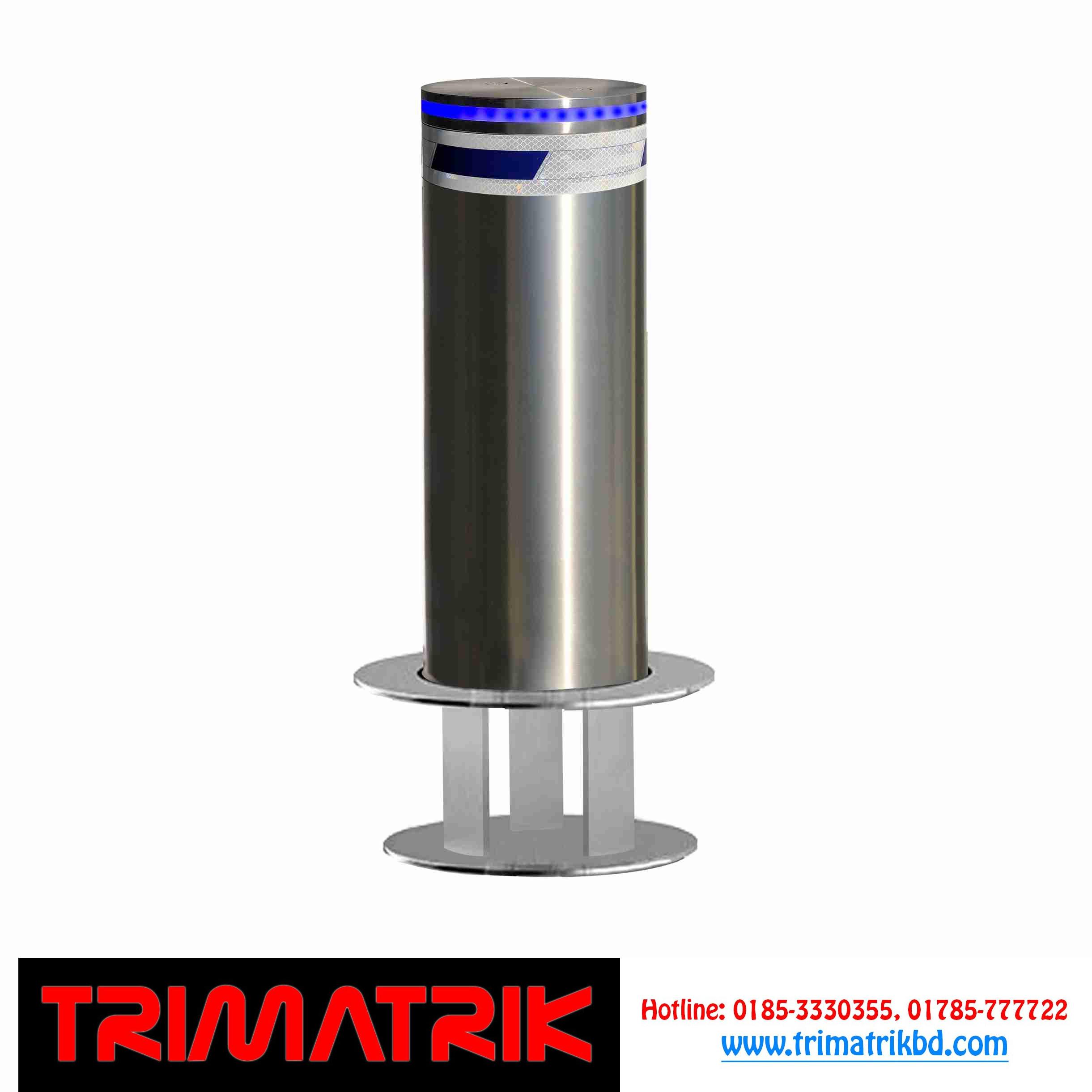 Fixed anti-collision pillar in bangladesh.