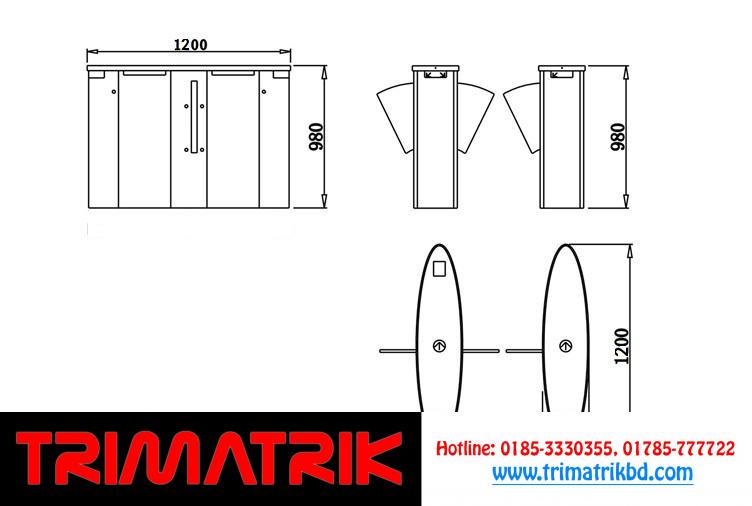 Wing barrier gate in Bangladesh