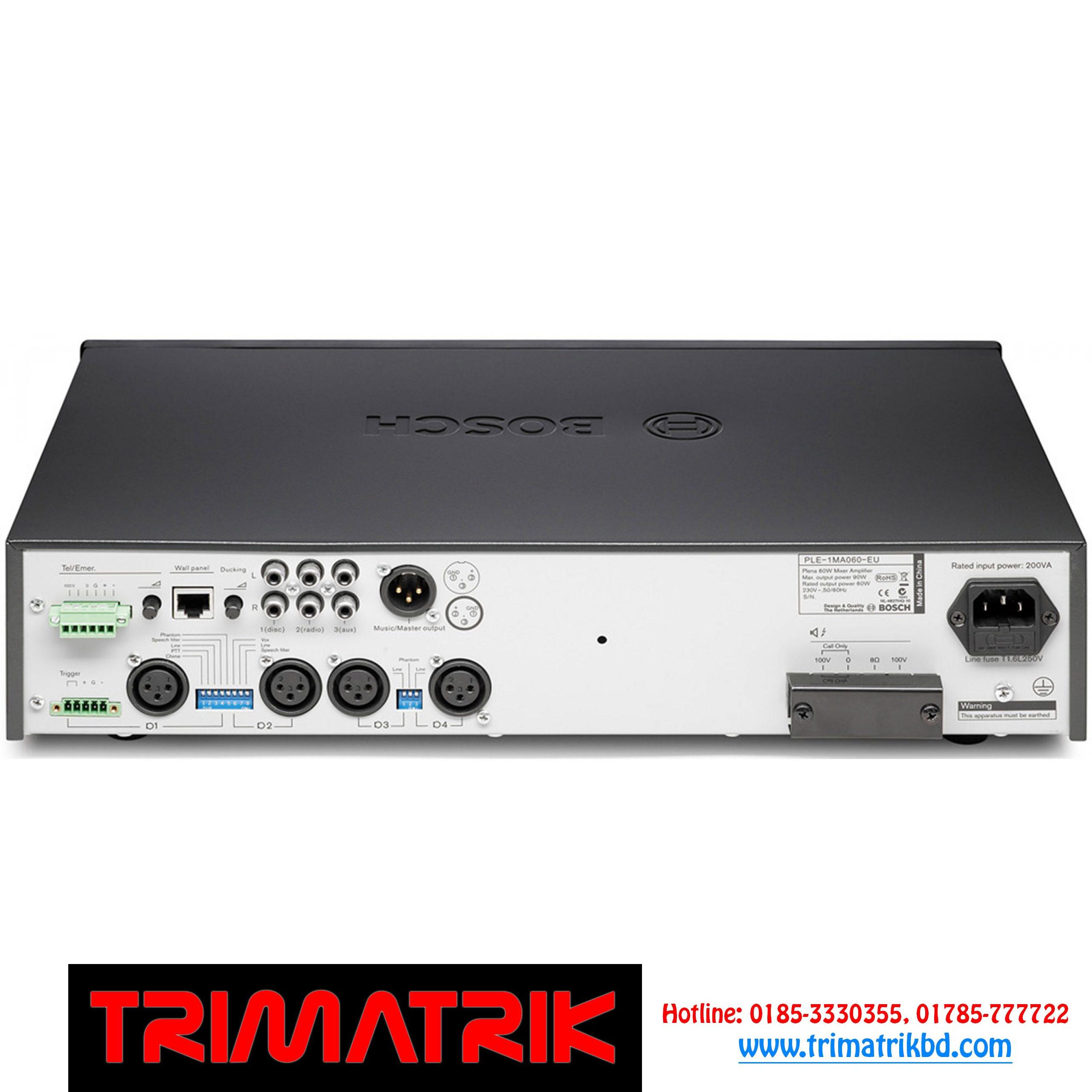 Bosch PLE-1MA060 Plena Mixer Amplifier in Bangladesh