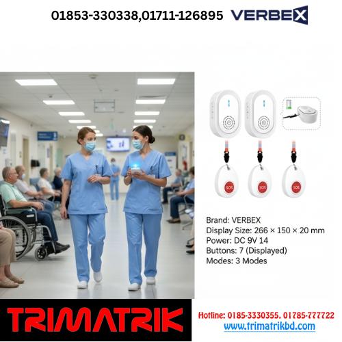 Verbex VT-K-2000C K-W2-H PLUS K-300 Clinic Alert Pager System