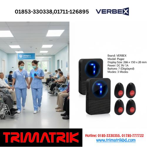 Verbex VT-K-2000C K-W2-H PLUS K-300 Hospital Clinic Bell Unit