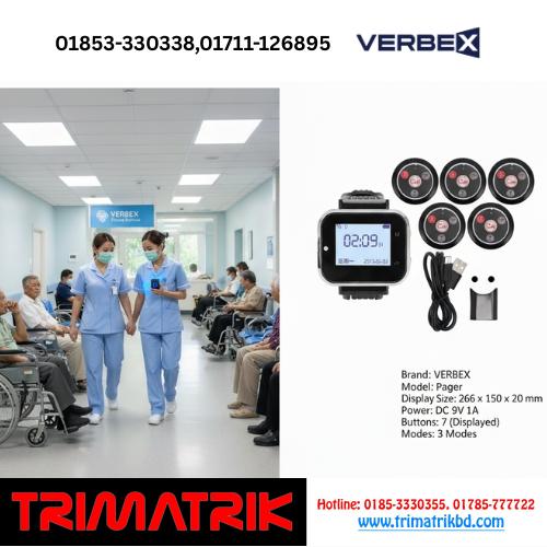 Verbex VT-K-700B K-CALL-SR-H Hospital Clinic Calling Pager