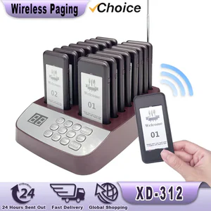 Wirelesslinkx Restaurant Buzzer Pager Wireless Paging Guest Calling System for Cafe Dessert Shop Church Food Truck / Court in Bangladesh